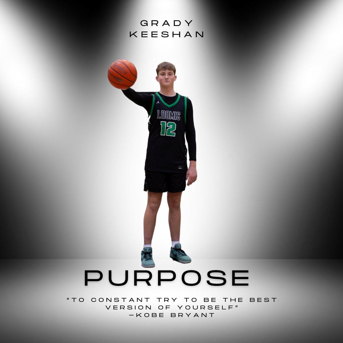 This weeks #LoomisLimelight goes to Grady Keeshan. Grady is one of the most coachable kids we have seen. He is attentive, driven, and consistent. Thank you Grady for having a Purpose to our squad!