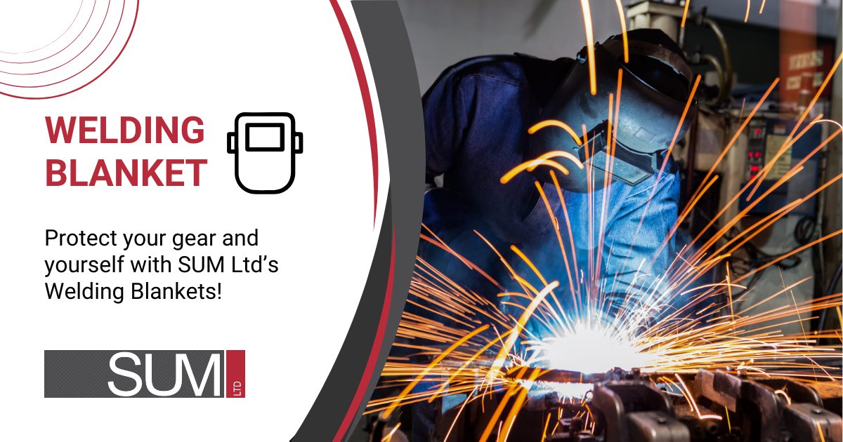 🔧 Protect your gear and yourself with SUM Ltd’s Welding Blankets!

Fire-retardant and heat-resistant up to 1000°F, our compact and portable blankets are ideal for all welding jobs. 🔥 sumltd.com/products/weldi…

#weldingblankets #welding #custominsulation