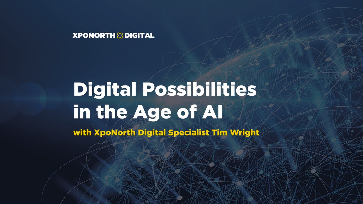 Catch up &gt;&gt; Digital Possibilities in the Age of AI 💡

The use of digital tools in our day-to-day work is very common place now. But as technology becomes more advanced, are you using it in all the areas you can? 

Learn more here ➡️
xponorth.co.uk/xntv/digital-p…