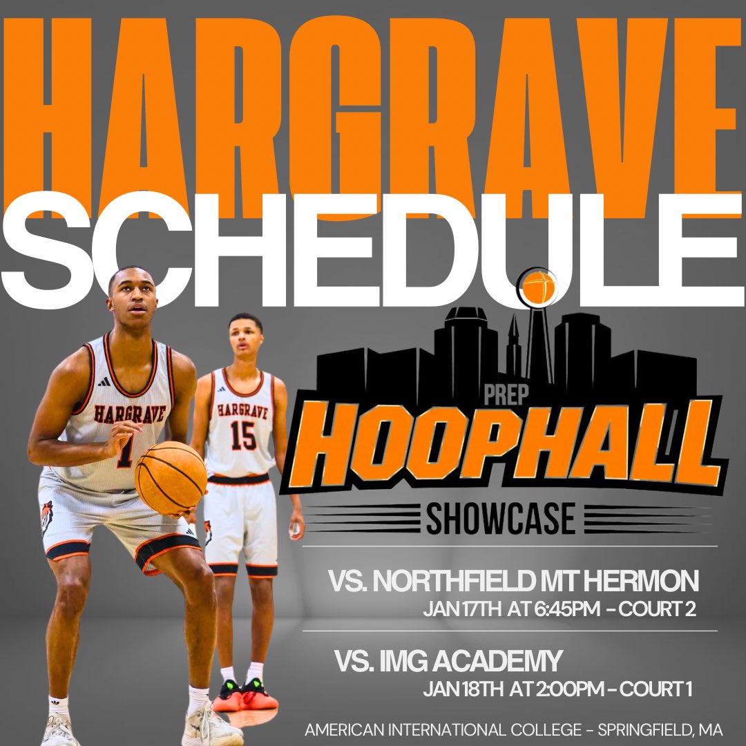 The Tigers are hitting the road again this weekend for a couple BIG TIME matchups in the Birthplace of Basketball! #HargraveFamily