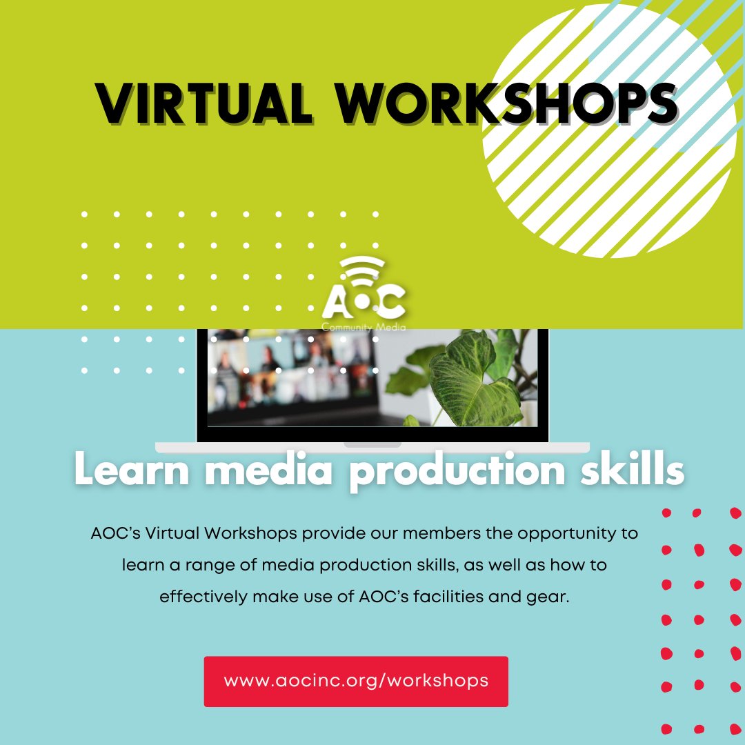 aocinlft's tweet image. 🎥✨ Dive into digital storytelling with AOC&apos;s virtual workshops! Join our community of creators and master media production. Your pace, your space, on any device. #CreateWithAOC

Learn more here - aocinc.org/workshops