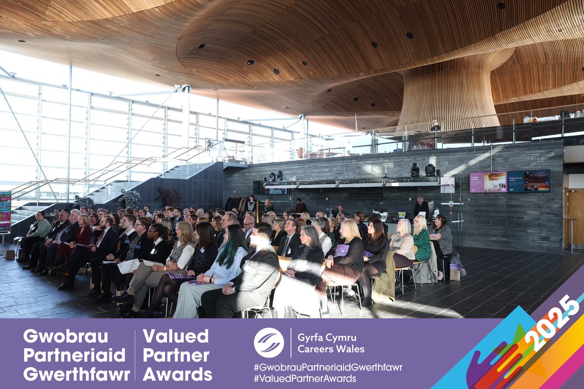 Thank you to everybody who attended today’s #ValuedPartnerAwards 2025 ⭐

Whether you were shortlisted or won an award, we are so proud of you and appreciate the work that you do with schools across Wales! 😊 #ValuedPartnerAwards