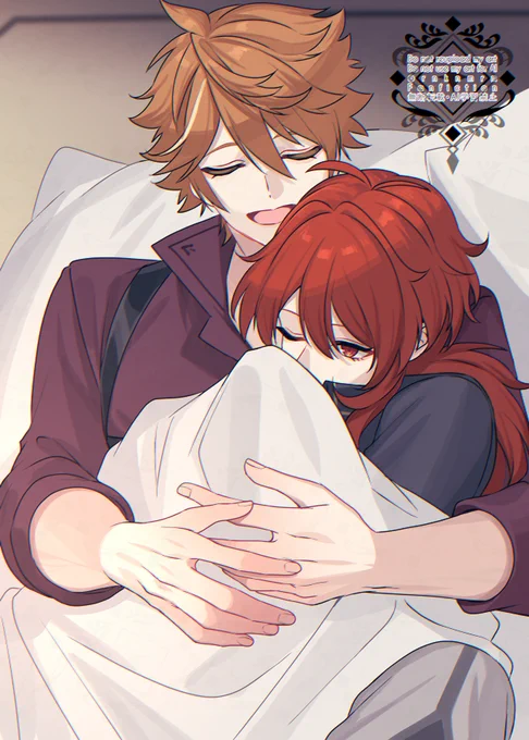 #chiluc #タルディル 「起きてる?」 「起きてない」