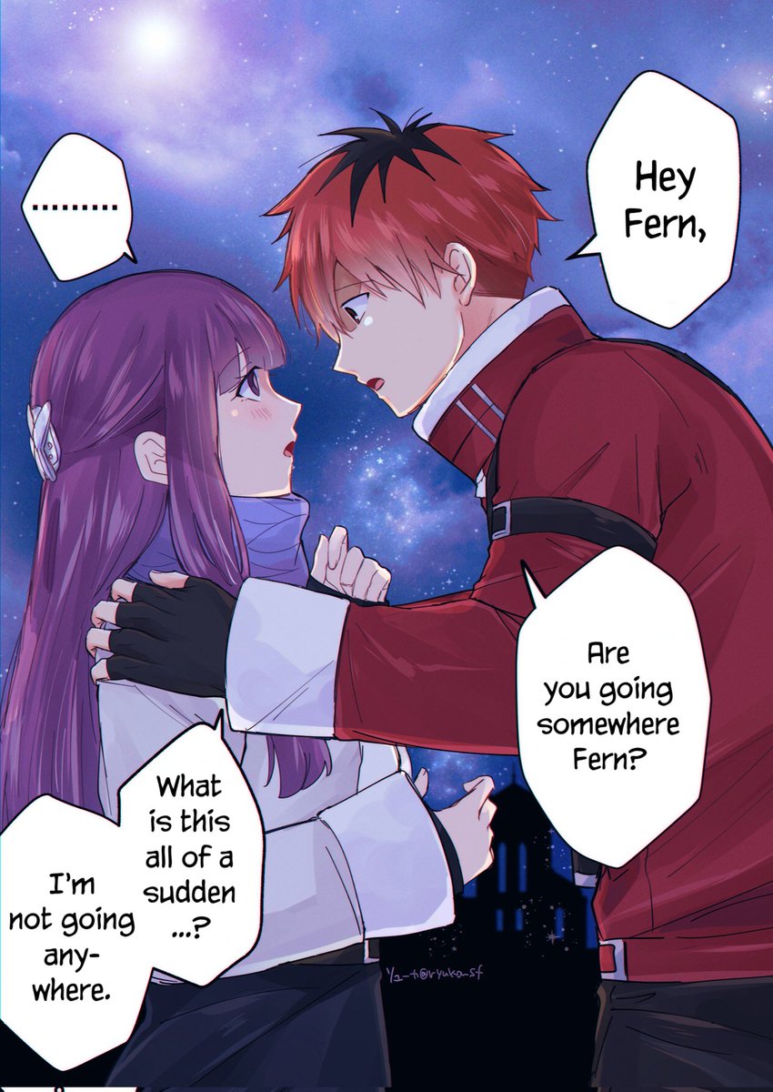 @ryuka_sf English Version! [Moonlit confession gone wrong.]  
#フリーレン #Frieren #シュタフェル #葬送のフリーレン 