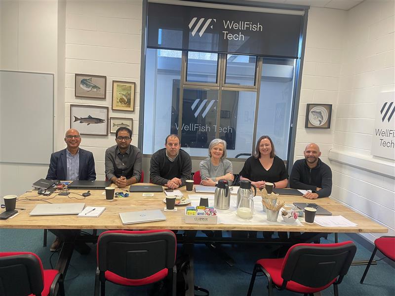 UWSKTP's tweet photo. Back to business last week with the first LMC of 2025. It was great to check in with @WellfishD and learn more about how Mustafa Hussain's #KTP project is going. Thanks for the snap, Emma Glen📸
@UniWestScotland @IUK_Connect @IUK_KTP @innovateuk #UWS #KTPs https://t.co/EkABX5kLS6