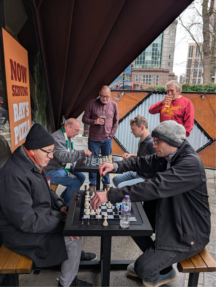 Busy start to January with chess and a few drinks.