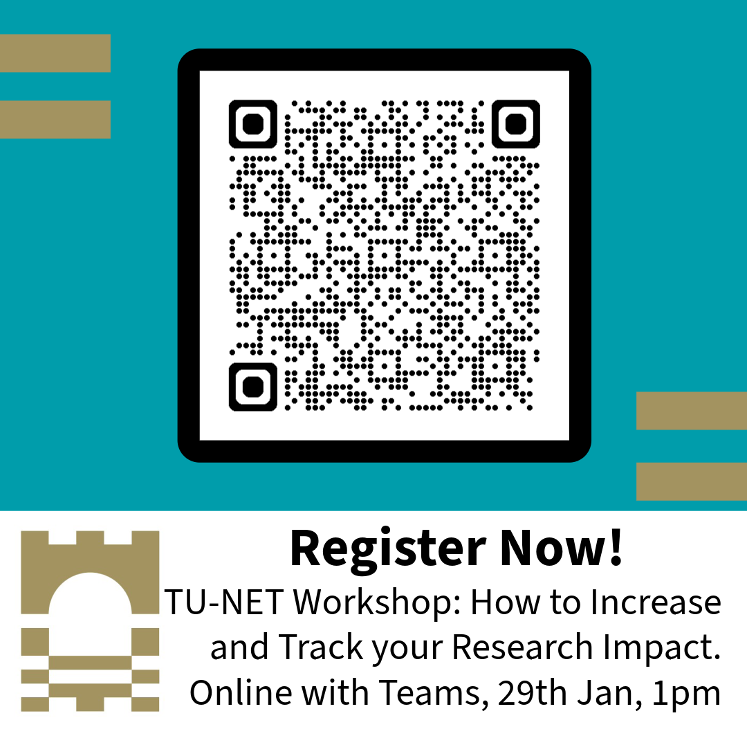 TUS_LibraryMW's tweet photo. Scan to register your spot for TU-NET's first lunchtime workshop!
29th Jan at 1pm, on Teams!
#scantobook #tuslibraries #WeAreTUS #research #workshop #informationsessions #lunchtimeworkshop @tus_ire @tus_librarymd @tus_rdi https://t.co/46WOvkNASp