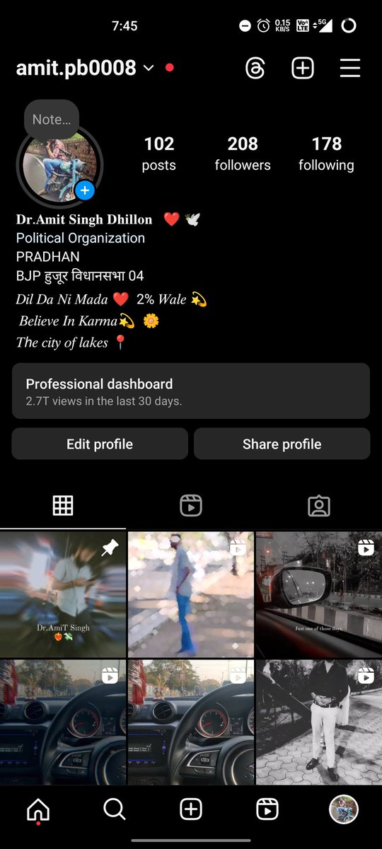 AmitSingh_PB's tweet photo. @instagram @AIatMeta @Meta 
I have an account on Instagram. Its reach has gone down completely. I am not getting any likes or followers. Please help. My Instagram id amit.pb0008 https://t.co/rxmcty6NKa