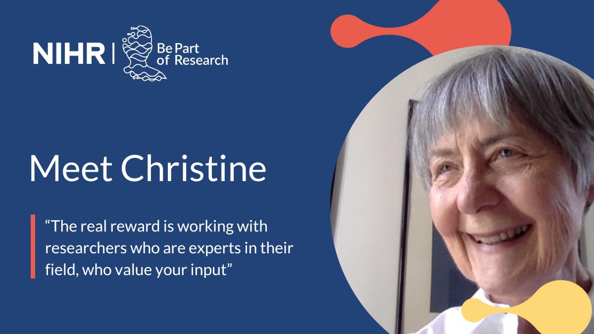 Ever wondered why health research matters? Christine's journey began 20 years ago with a breast cancer diagnosis 🎗️

Joining clinical trials and patient advisory groups made her realize the impact her voice could have.

Could you also have an impact? 👉bepartofresearch.nihr.ac.uk/articles/how-I…