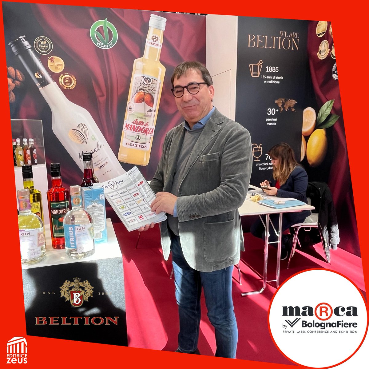 #beltion, eccellenza italiana nella produzione di liquori e bevande alcoliche partecipa a <a href="/MarcaByBF/">Marca by BolognaFiere & ADM</a>

Con oltre 70 anni di esperienza e un forte impegno per l’innovazione, Beltion è pronta a presentare le sue soluzioni capaci di combinare tradizione artigianale e ricerca moderna