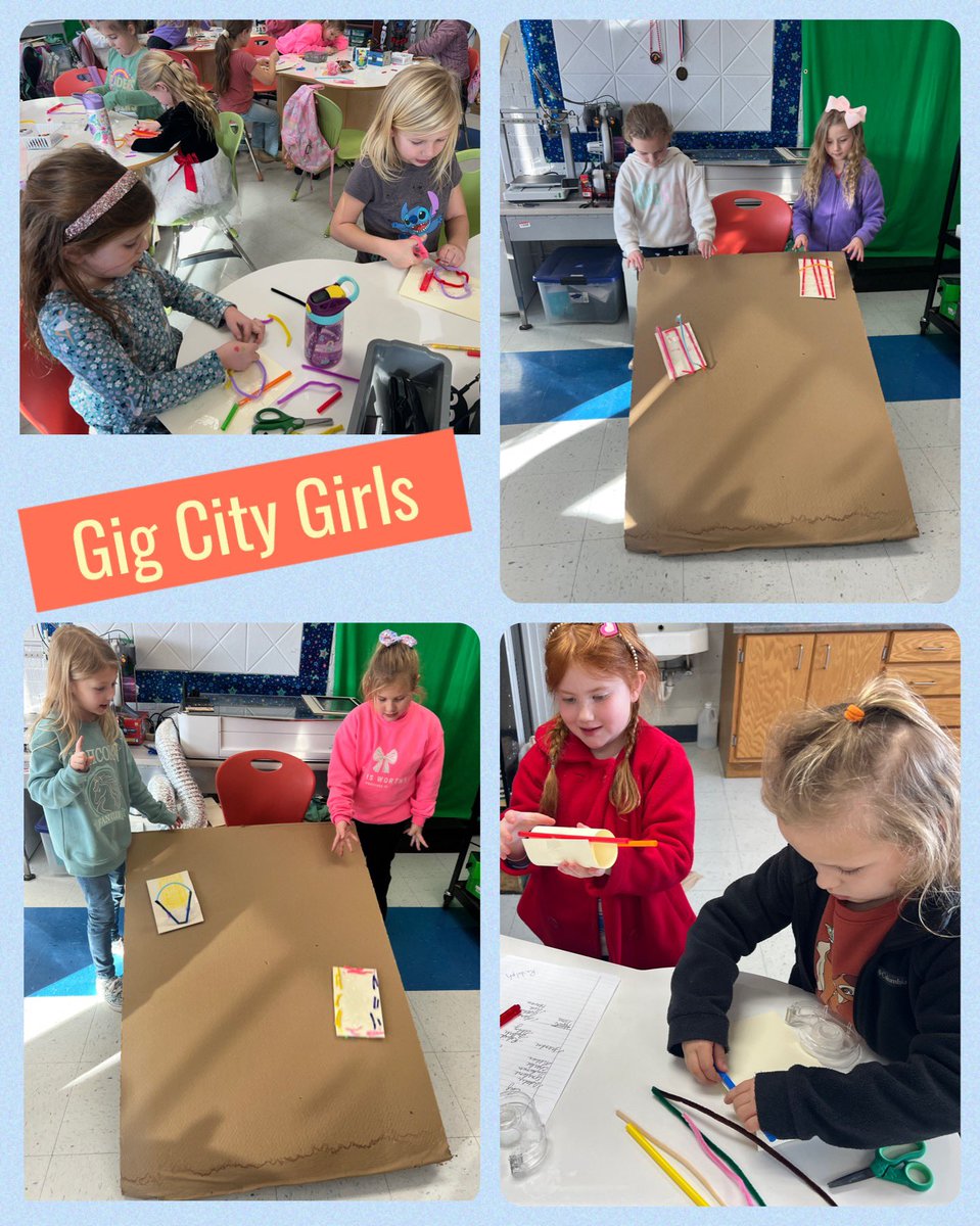 Led by Karen Perez, our K-2 Gig City Girls learned how Remote Sensing Scientists use sensors to collect &amp; analyze data about the earth. Their design challenge: use the EDP to construct a sled prototype to see which design goes the fastest!🛷❄️ Go Cubs! <a href="/BradleySchools/">Bradley Co. Schools</a> <a href="/theTSIN/">Tennessee STEM Innovation Network</a>