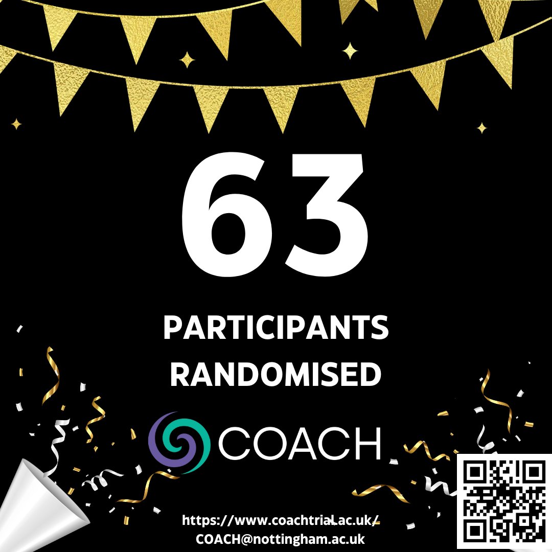 The COACH Trial (@coach_trial) on Twitter photo Another fantastic week for the <a href="/COACH_trial/">The COACH Trial</a> with <a href="/BTHFT/">Bradford Teaching Hospitals NHS FT</a> randomising the 63rd participant into the trial! ๐ Find out more information about us at coachtrial.ac.uk Another fantastic week for the <a href="/COACH_trial/">The COACH Trial</a> with <a href="/BTHFT/">Bradford Teaching Hospitals NHS FT</a> randomising the 63rd participant into the trial! ๐ Find out more information about us at coachtrial.ac.uk