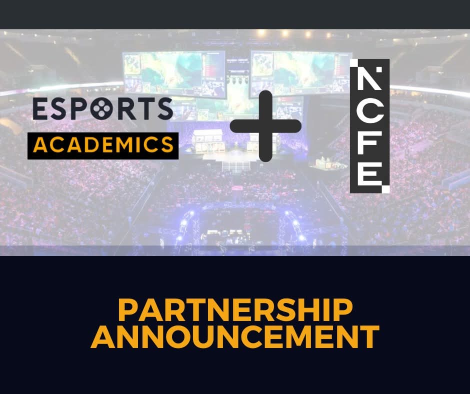 EsportAcademics's tweet photo. We are delighted to announce that Esports Academics has entered into a 3-year partnership with the esteemed awarding organisation, NCFE. This collaboration will open new opportunities for students and professionals in the esports industry, qualifications, and career pathways. https://t.co/MHhIS4l8o3