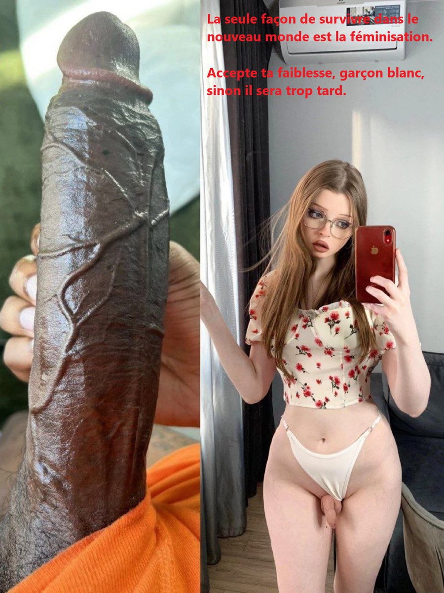 evasissy1's tweet photo. Accepte ta faiblesse
#sissy #sissyfrench #sissyfrancais #captionfrancais #BBC #BNWO  #feminisation #feminization https://t.co/GbMrC5RuDr