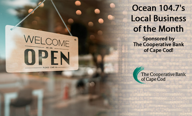 Ocean 104.7 &amp; The Cooperative Bank of Cape Cod invites you to join us in recognizing #LocalBusinesses here on Cape Cod! 
Each month, we invite YOU to nominate a Local #Business who has exceptional innovation, growth, community engagement, or resilience! 
ocean1047.com/ocean-104-7s-l…