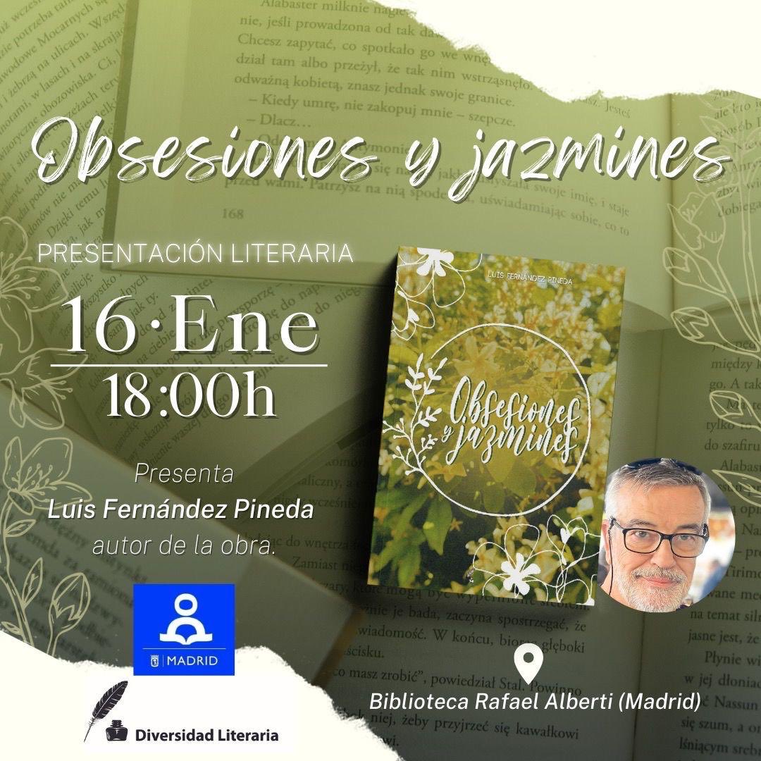 Mañana ⁦<a href="/FdezPineda/">Luis Fdez Pineda</a>⁩ presenta su libro en la biblioteca Rafael Alberti de Madrid, calle Sangenjo 38. Te esperamos!