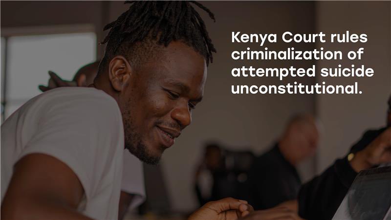 A key legal ruling by Kenya’s High Court removes a colonial-era law criminalizing attempted suicide. This win promotes inclusive, rights-based mental health care, that aims to reduce stigma, prioritize mental health, and help people thrive. Read more: bit.ly/3WkkMgF