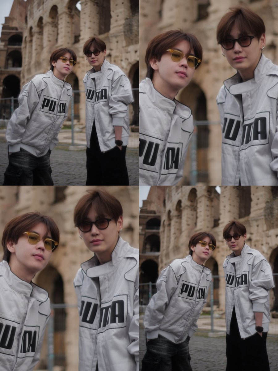 t_d_r0's tweet photo. " เพราะเราคู่กัน~ "🏛️❤️🩵✨

#BounPrem1stFMinRome
#บุ๋นเปรม #bb0un #prem_space https://t.co/jzfKDKYUGv