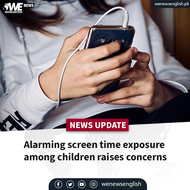 Alarming screen time exposure among children raises concerns

Screen times eat 12 percent of children’s lives by the age of 8
tinyurl.com/2vy45ycy