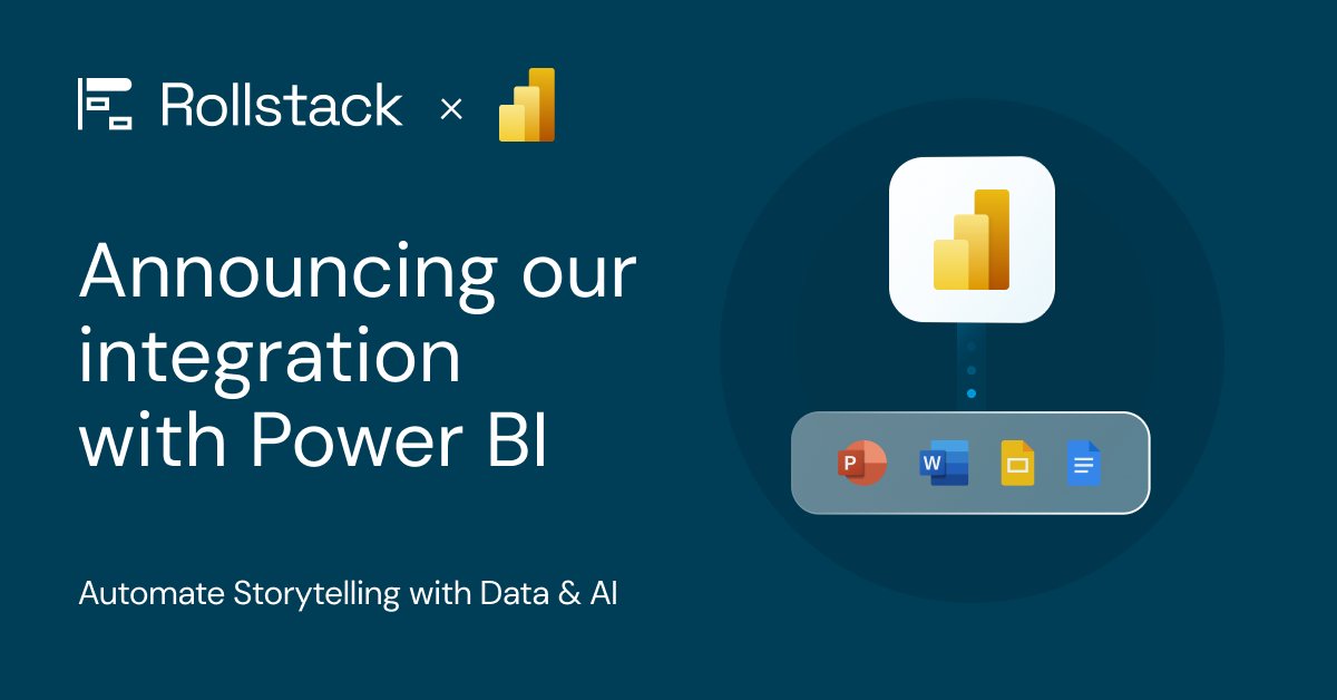 Rollstack (@rollstack) on Twitter photo The ๐ฃ๐ผ๐๐ฒ๐ฟ ๐๐ ๐๐ป๐๐ฒ๐ด๐ฟ๐ฎ๐๐ถ๐ผ๐ป ๐ถ๐ ๐ต๐ฒ๐ฟ๐ฒ!
We are thrilled to announce the launch of our integration with Power BI!
PBI will be rolling out over the next week to existing users.
If you're new to Rollstack, please book a demo at Rollstack.com
#PBI The ๐ฃ๐ผ๐๐ฒ๐ฟ ๐๐ ๐๐ป๐๐ฒ๐ด๐ฟ๐ฎ๐๐ถ๐ผ๐ป ๐ถ๐ ๐ต๐ฒ๐ฟ๐ฒ!
We are thrilled to announce the launch of our integration with Power BI!
PBI will be rolling out over the next week to existing users.
If you're new to Rollstack, please book a demo at Rollstack.com
#PBI