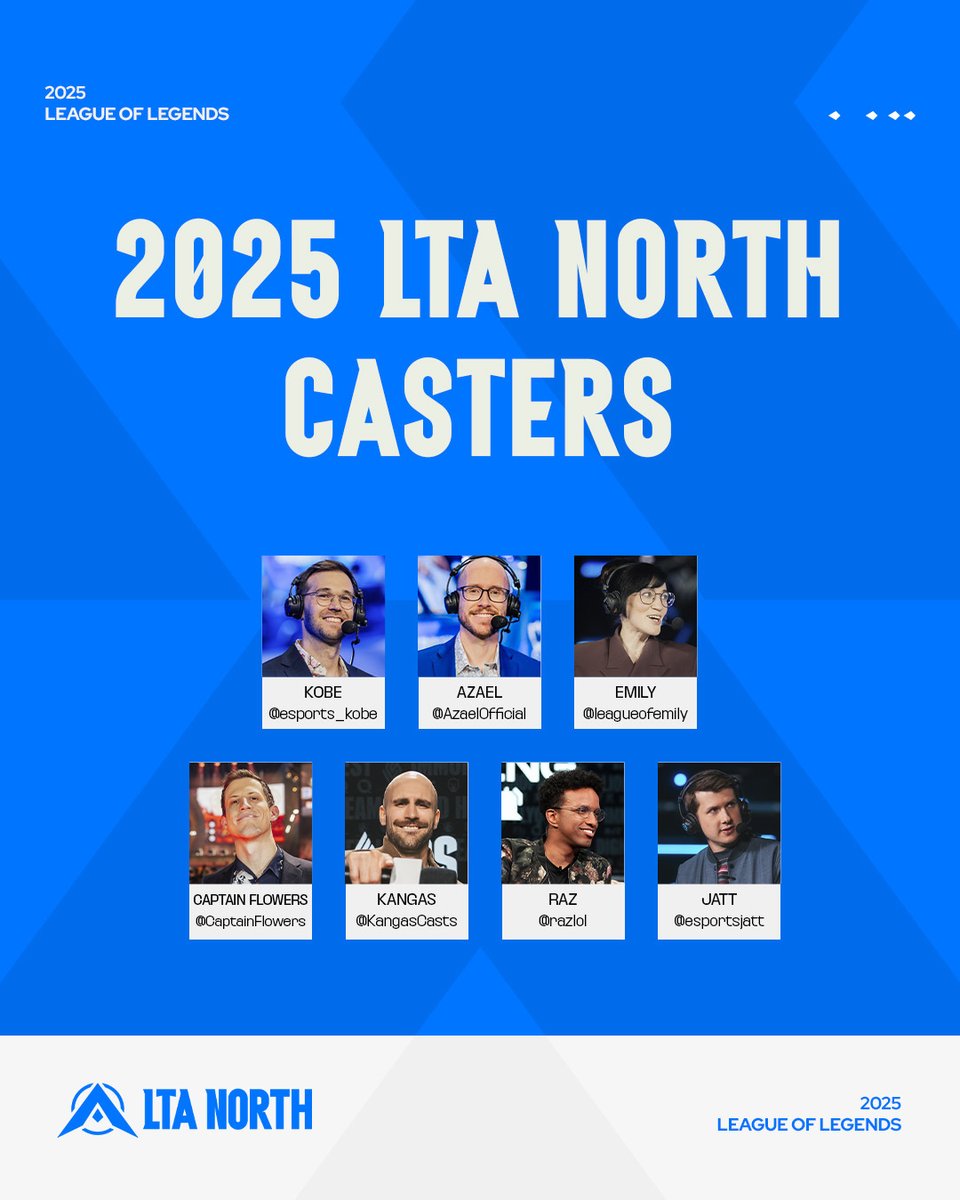 Are you ready for the LTA North?

Our incredible talent team are here to help you catch all of the action starting January 25th! 🎙