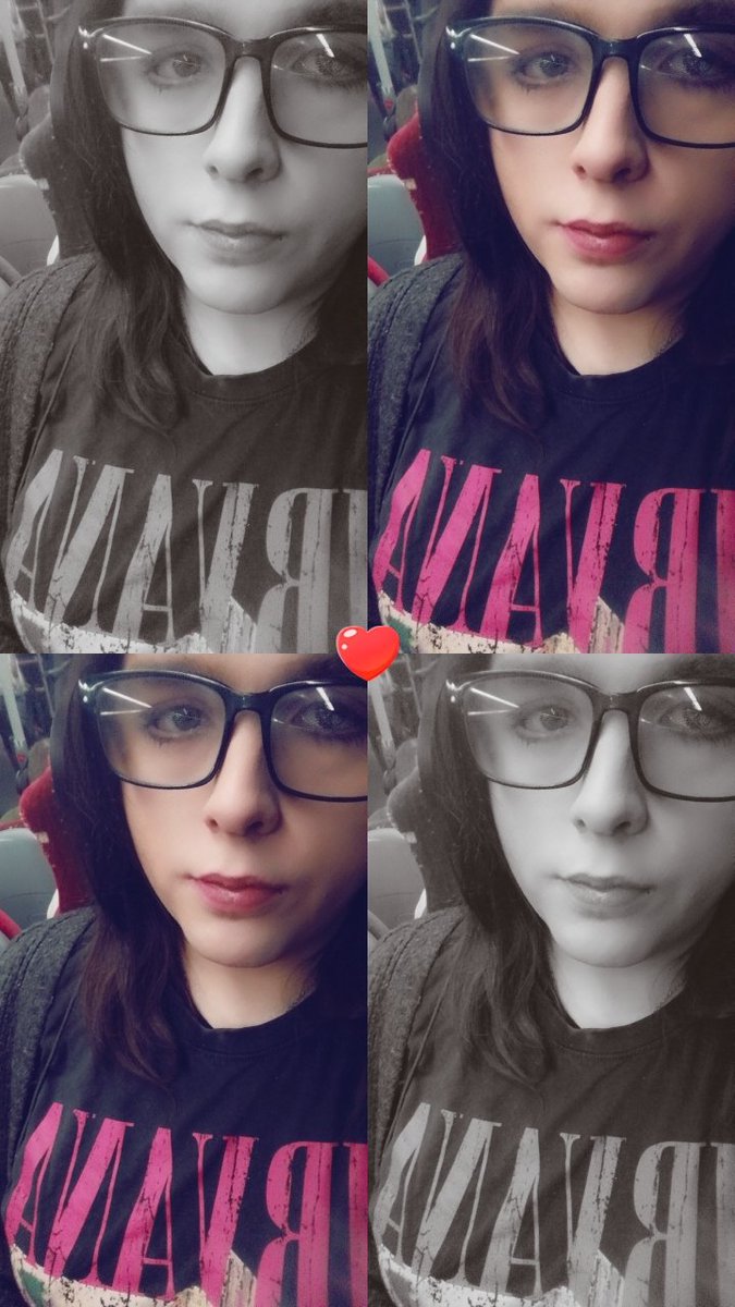 Queeriosnmilk96's tweet photo. Excuse the Snapchat filter, but I felt very cute today.
#Transgemder #TransRightsAreHumanRights #Nirvana
#prowrestling https://t.co/rfwLkMGwuU