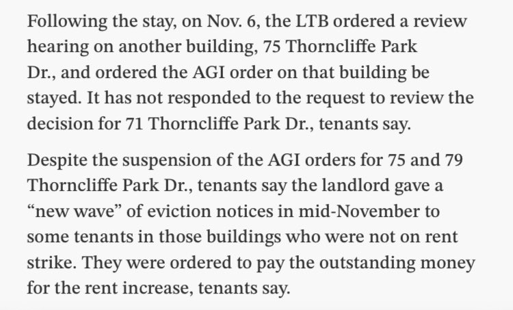 Thorncliffe Park Tenants tweet media