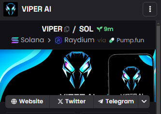 updated dex

✉️ t.me/ViperAIsolana
🌐 viperai.net