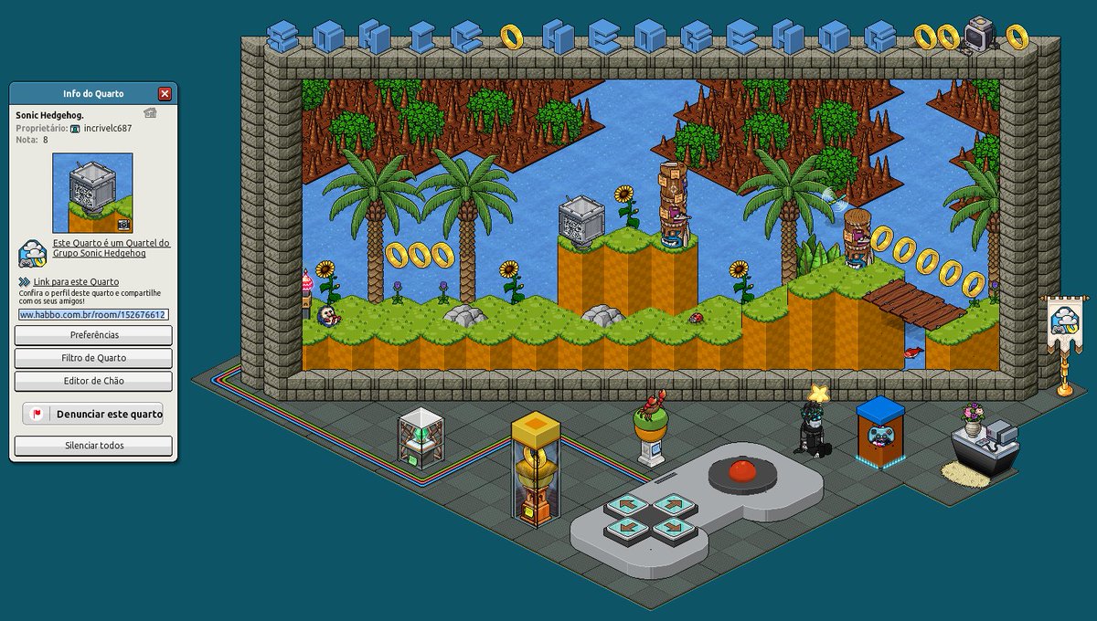 Sonic the Hedgehog 🕹️✨🌻

Link: habbo.com.br/room/152676612

#Habbo