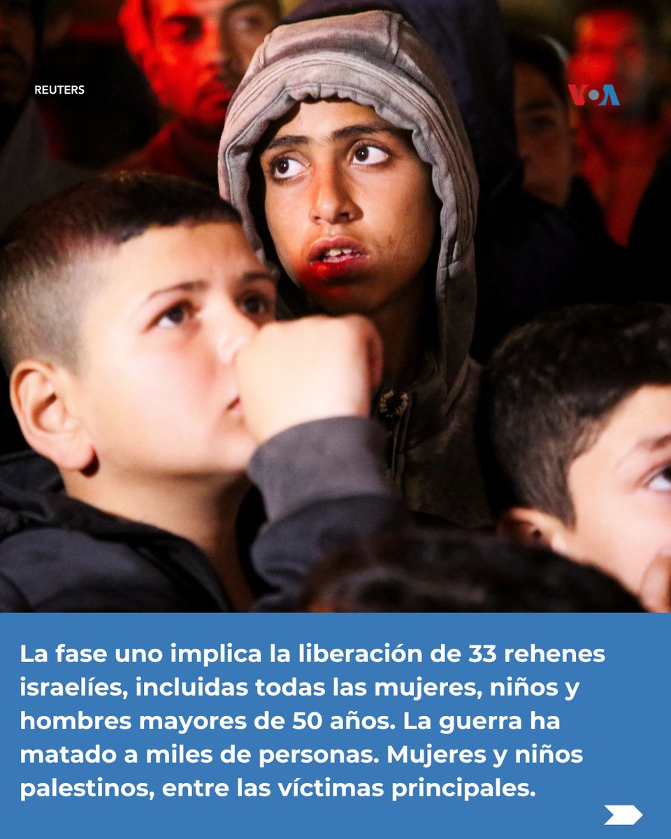 VozdeAmerica's tweet photo. 🔸Después de 15 meses de un conflicto que ha dejado miles de personas muertas, los negociadores de Israel y Hamás habrían llegado a un acuerdo para poner fin al conflicto, según un funcionario.

🔗 Más información. https://t.co/B4qndVAcE3

📸 Reuters https://t.co/oDKGa7sEVq