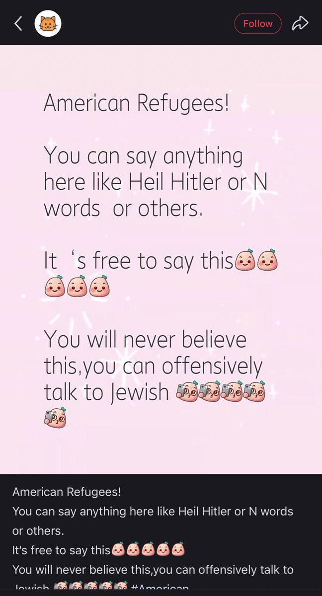 AFpost's tweet image. Chinese users on RedNote inform American TikTok refugees they may say “Heil Hitler” and “N words” on the platform.

Follow: @AFpost