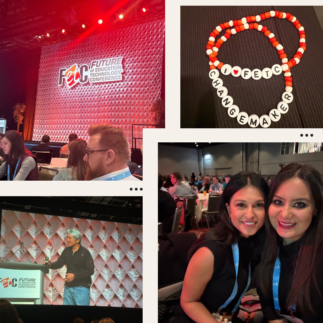 Lisa Moe, M.S. EdTech (@missmoeteaches) on Twitter photo Day 2 at <a href="/fetc/">FETC</a>, and the energy is just getting started! 🔥 <a href="/GuyKawasaki/">Guy Kawasaki</a> keynote was packed with bold ideas, and tomorrow my friend <a href="/askMsQ/">Sabba Quidwai, EdD 🙌🏼 Designing Schools</a> takes the stage to inspire us with design thinking. Excited for what’s still to come!
#EducationInnovation #Changemakers #FETC Day 2 at <a href="/fetc/">FETC</a>, and the energy is just getting started! 🔥 <a href="/GuyKawasaki/">Guy Kawasaki</a> keynote was packed with bold ideas, and tomorrow my friend <a href="/askMsQ/">Sabba Quidwai, EdD 🙌🏼 Designing Schools</a> takes the stage to inspire us with design thinking. Excited for what’s still to come!
#EducationInnovation #Changemakers #FETC