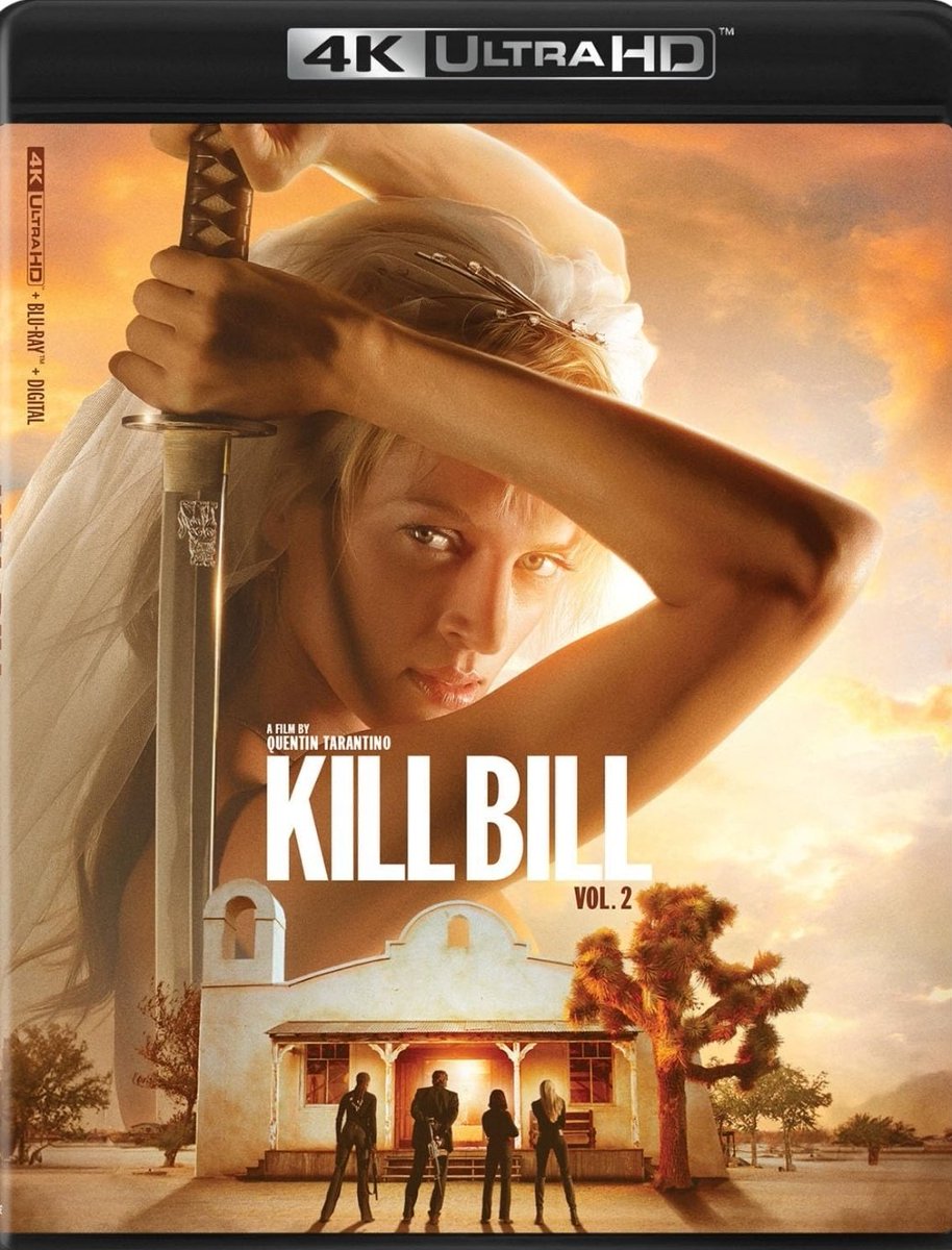 DiscussingFilm's tweet photo. ‘KILL BILL’ Vol. 1 &amp; 2 are being released on 4K UHD for the first time ever.

Order Vol. 1: https://t.co/PuOHPcbdqS

Order Vol. 2: https://t.co/5oSzzwTIbC #ad https://t.co/kW0IIztZpW