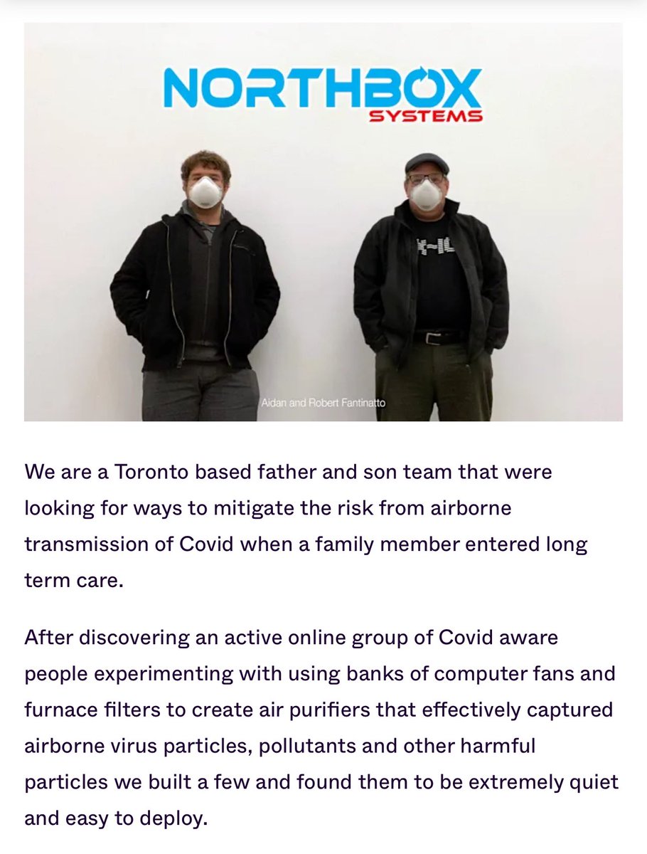 HouseFresh (@thishousefresh) on Twitter photo You can now help <a href="/NorthBoxSystems/">North Box Systems</a> create a silent PC fan-powered air purifier for schools that uses off-the-shelf furnace filters.
Support their project here 👉 indiegogo.com/projects/polar… You can now help <a href="/NorthBoxSystems/">North Box Systems</a> create a silent PC fan-powered air purifier for schools that uses off-the-shelf furnace filters.
Support their project here 👉 indiegogo.com/projects/polar…