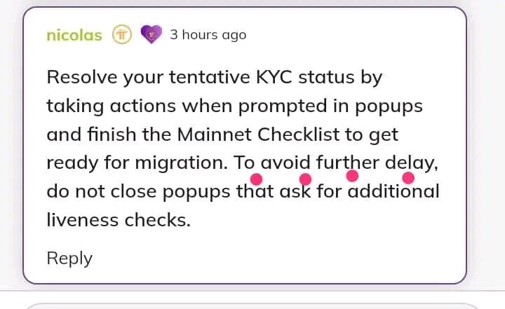 PiMigrate's tweet image. Do not close pop-ups that ask for additional liveness check.

#PiNetwork #supportpiapps
