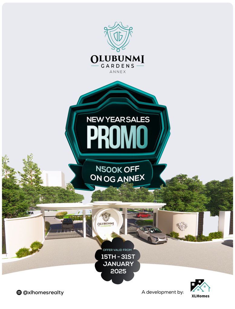luxcomforthomes's tweet image. Don’t miss out on Olubunmi Gardens, Send us a DM now to get started!!