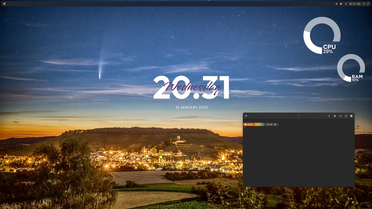 If the <a href="/kdecommunity/">@kde@floss.social</a> built the most beautiful desktop environment? I think so! Thank you so much to all contributors!