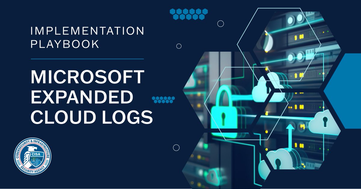 🚨 Our playbook on #Microsoft Expanded Cloud Logs Implementation helps orgs enable &amp; operationalize cloud logs to detect &amp; defend against advanced intrusion techniques. Use this guide to make newly available logs an actionable part of cyber operations! 🔗 bit.ly/3PC2K64