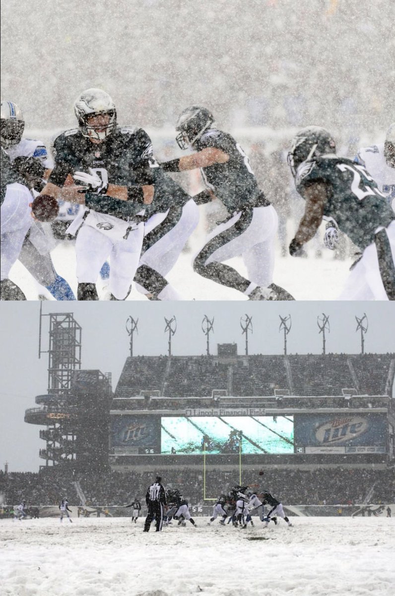 MLFootball's tweet photo. 🚨🚨WEATHER UPDATE🚨🚨

SNOW IS EXPECTED THIS SUNDAY IN PHILLY FOR THE #RAMS - #EAGLES GAME.

The snow is expected to start at 2:30 in the afternoon, right before the game, and continue through the game.

Also, the coldest temperatures in over 2 years are coming to Philadelphia. https://t.co/BiUzpTLoJE
