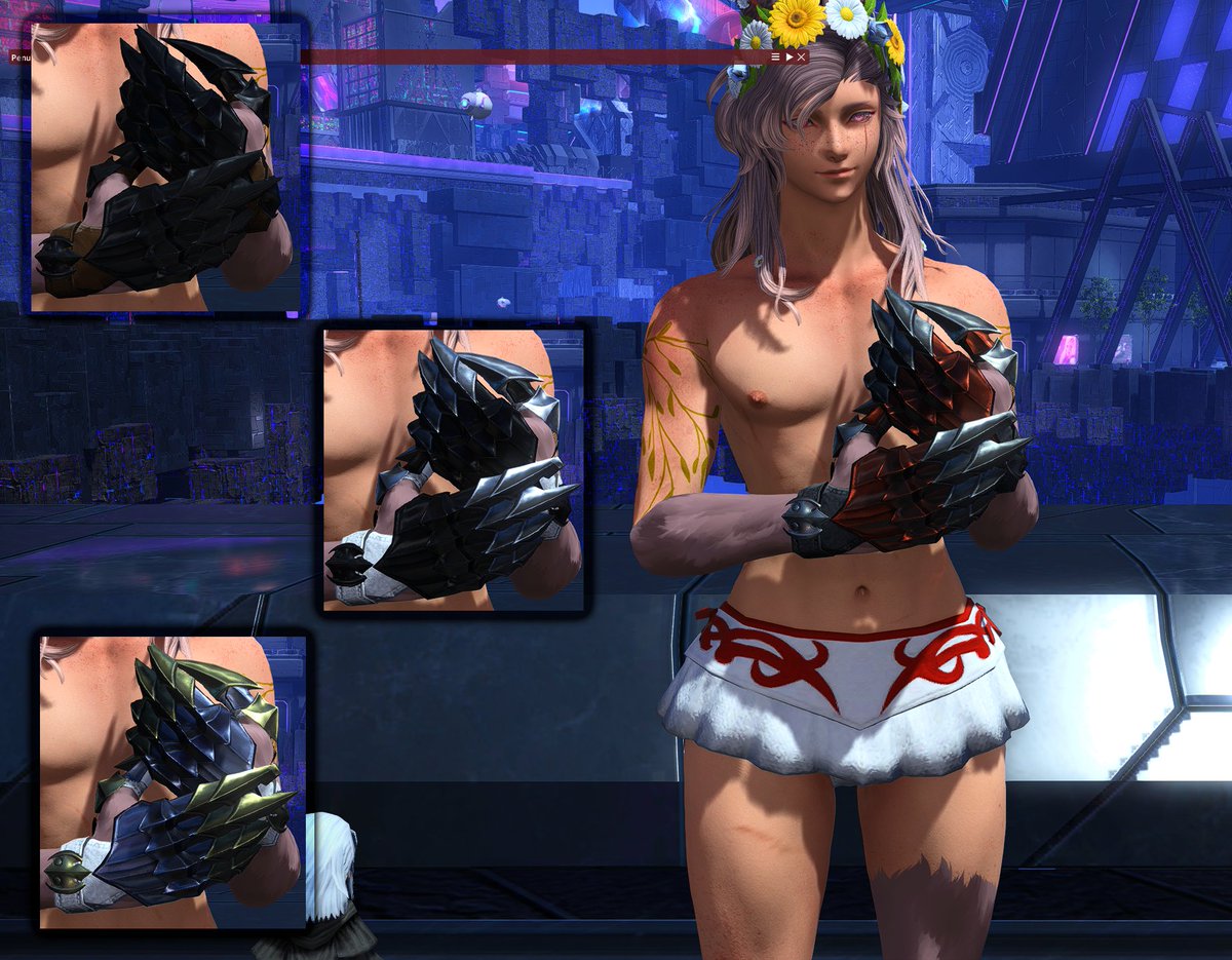 EclairRotten's tweet image. Darklight Gloves of Casting as been overhauled. 
1. Asymmetrical TBSE texture have been fixed,
2. Ported over to DT shader. Including all variants,
3. Cleaned up clipping,
4. Uploaded to heliosphere,
5. thumbnail an't ugly anymore. 

heliosphere.app/mod/84z61eebgd…