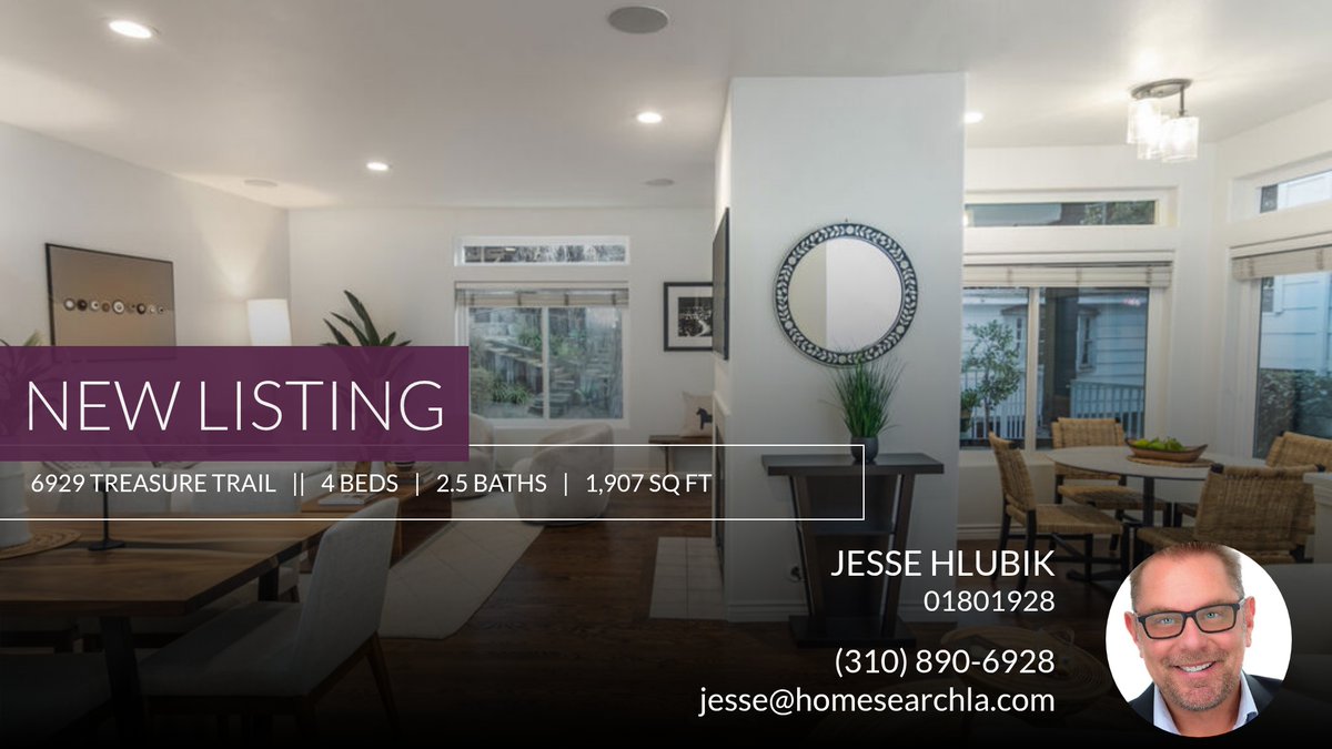 AgentJesse1's tweet photo. 📍 New Listing 📍 Take a look at this fantastic new property that just hit the market located at 6929 Treasure Trail in Los Angeles. Reach out here or at (310) 890-6928 for more information

DRE# 01801928 #Berk... https://t.co/nqz9U3vNOY https://t.co/M6vUQpmjuQ
