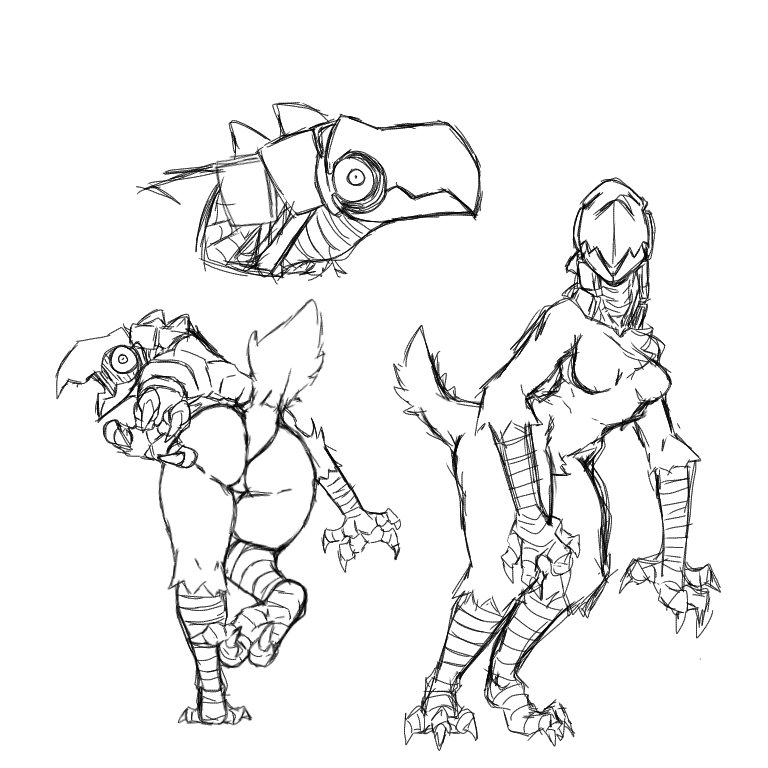 Yeid_28's tweet photo. Bueno pues si ya lo notaron es un Oc que estoy haciendo y el cual esta inspirados en pinzas y gallinas..rara combinacion no?.. https://t.co/A3JXmxG9ew