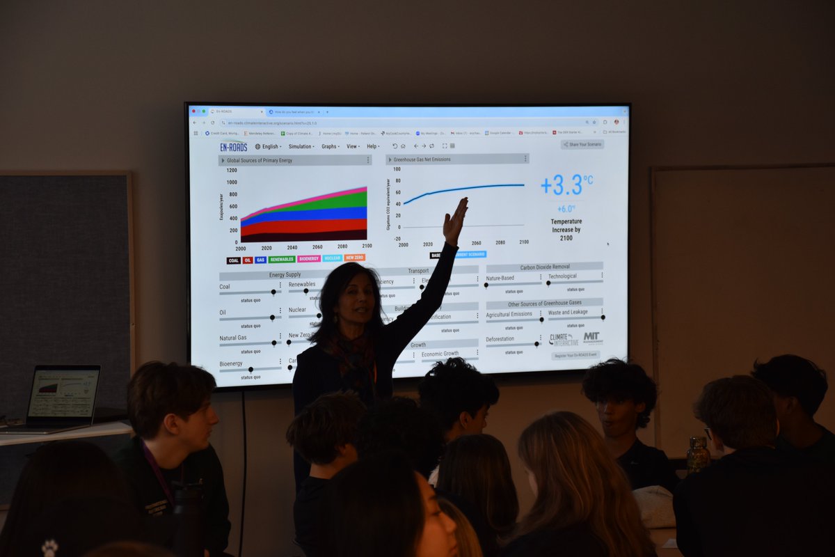 BISCSouthLoop's tweet image. MIT Challenge was a success!
Anjali Chaudhry presented to the secondary school on the importance of reducing our carbon footprint, drawing inspiration from her recent Forbes article: "Carbon Footprint Is Everywhere - Let's Go Beyond The Hype."
#ClimateAction #Sustainability