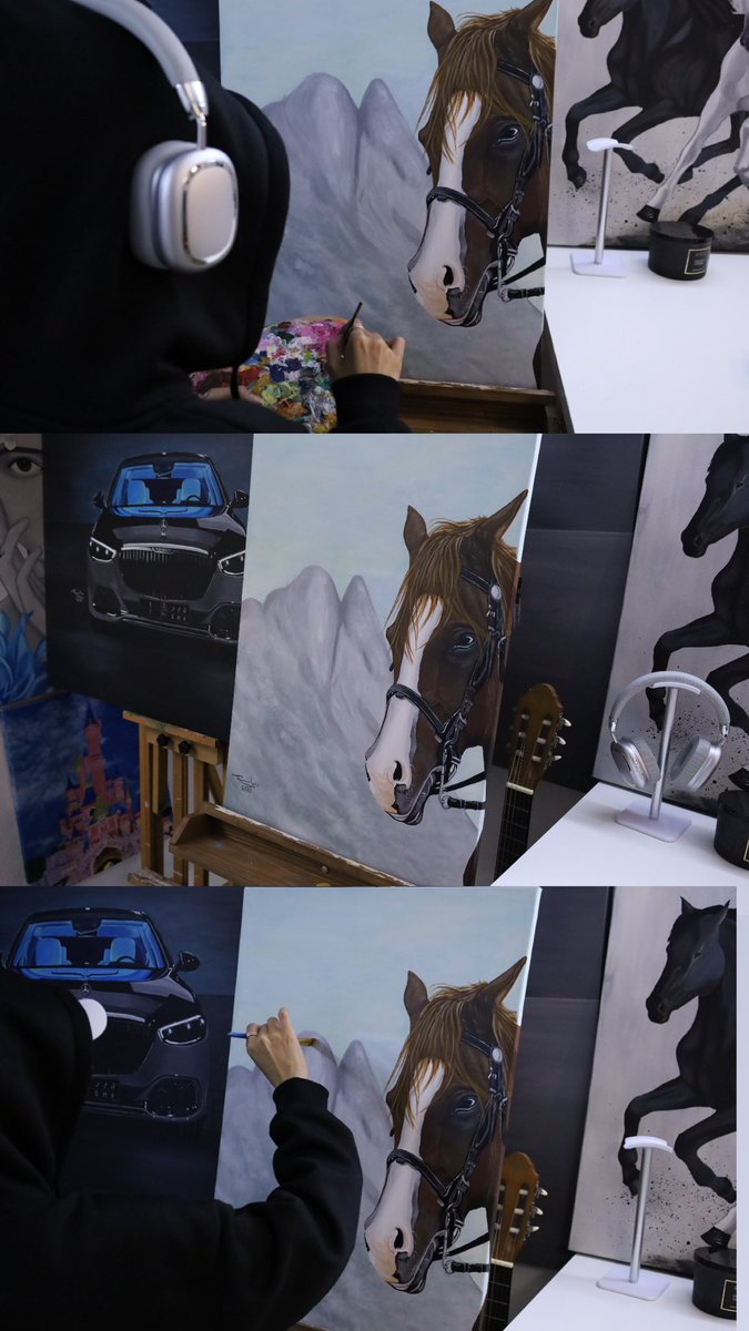 رسمة صوره لاحد جبال #محافظة_أضم #جبل_حبينة