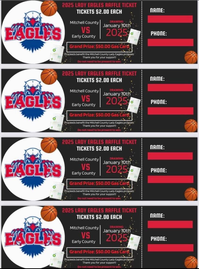 Please support my team and I by purchasing a $2 raffle ticket for a chance to win $50 gas card. Winner will be announced this Friday during halftime . Cash app $HeartWorkLadies. Please include your name and number, and my name, in the “for section”. Thank you for your support.🦅
