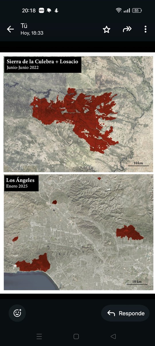 Oigo hablar de falta de bomberos, de incendios de sexta generación, de fuegos fuera del verano... Y todo eso pasó en #Zamora

¿La mayor diferencia? En L.A. se han quemado muchas más casas (especialmente de gente muy rica).
Y claro, que California tiene más glamour que Zamora 🫣