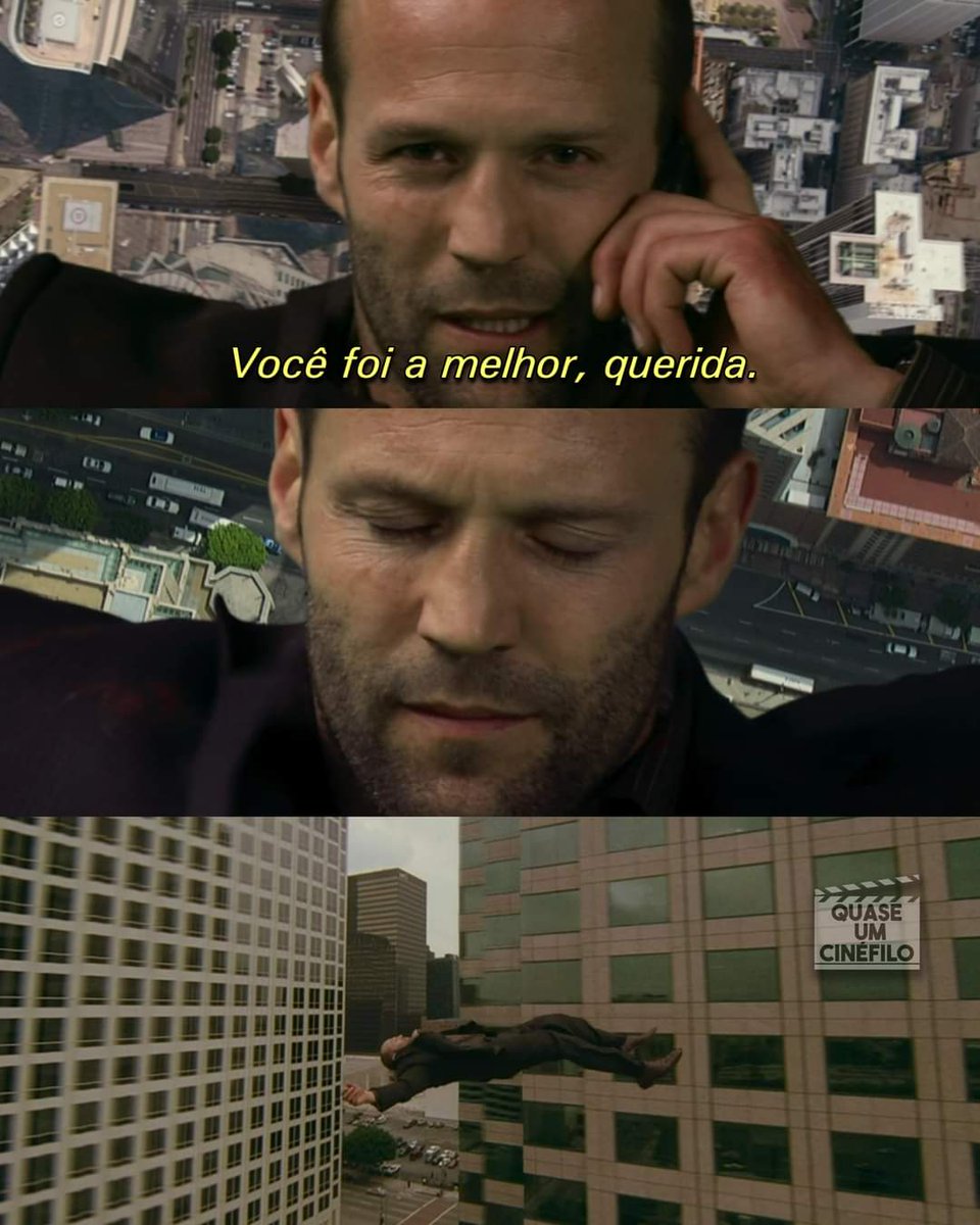 CinefilosPost's tweet photo. >Seja o Jason Stathan
>Cai4 de um helicóptero a milhares de metros do chão
>Ligue para sua gata se despedindo
>Se arr3bent3 no chão
>Sobreviva
>Faça uma sequência do filme https://t.co/Ybq4TFGxTZ