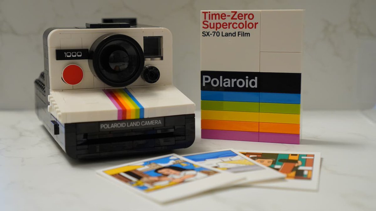 ThatBrickSite's tweet photo. We're absolutely head-over-heels for the Lego Ideas Polaroid OneStep SX-70 Camera. A fun build and absolutely stunning model when finished, it deserves to be on your shelf.

Read our full review: https://t.co/HPgnLPJtXu https://t.co/xljjEZj1TT