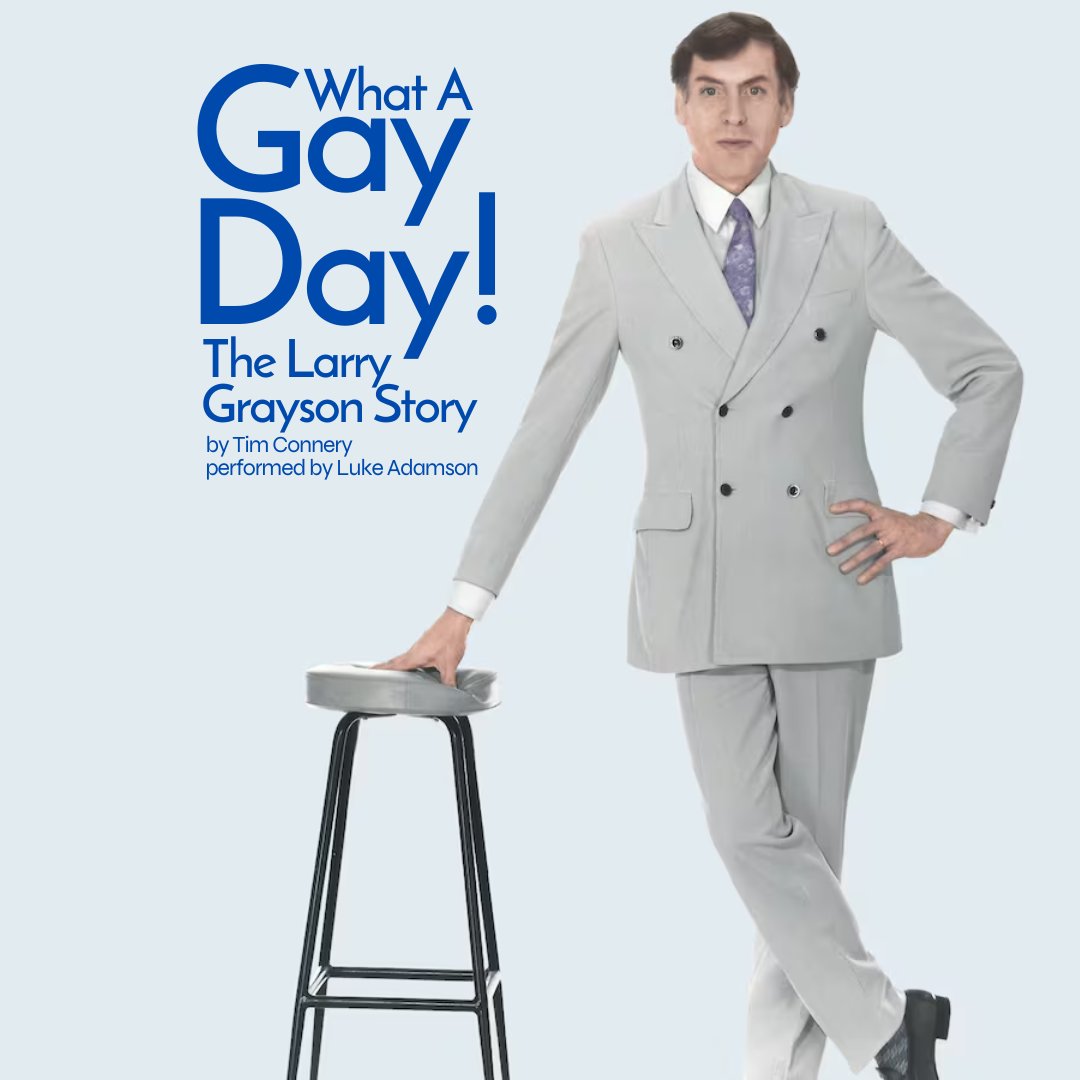 PengeTheatre's tweet image. OPENING THE SPRING/SUMMER SEASON!
Shut that door! 
WHAT A GAY DAY! is the new show from the team behind THE MAN IN THE SHED and LUCKY DOG, and features Luke Adamson as Larry Grayson.
Grab your tickets now!
🎟️thebridgehousetheatre.co.uk/.../what-a-gay…