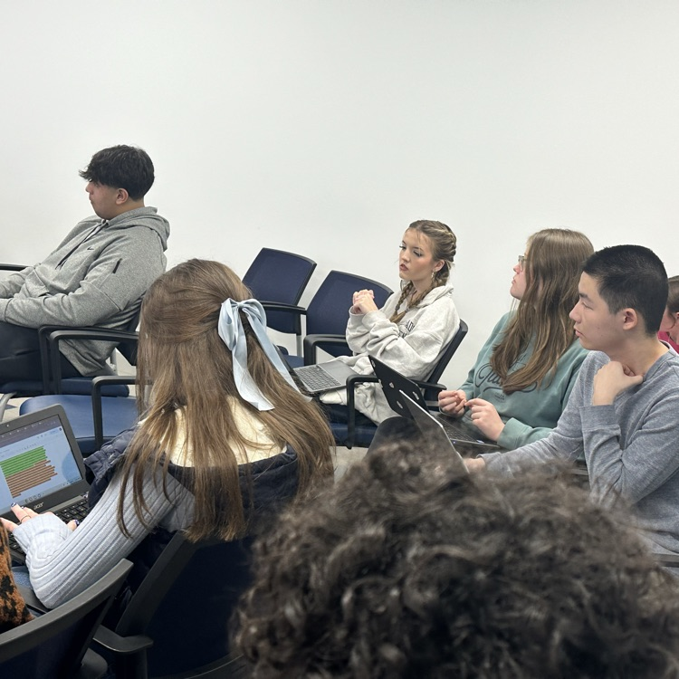 WalnutGroveHS's tweet photo. Imperialism on trial today in AP US History. Students researched and debated both sides in front of an expert panel of judges at The Grove! #TeachingUp At The Grove! #TheStandard @ProsperISD @TothDustin https://t.co/sDKELUnjEH